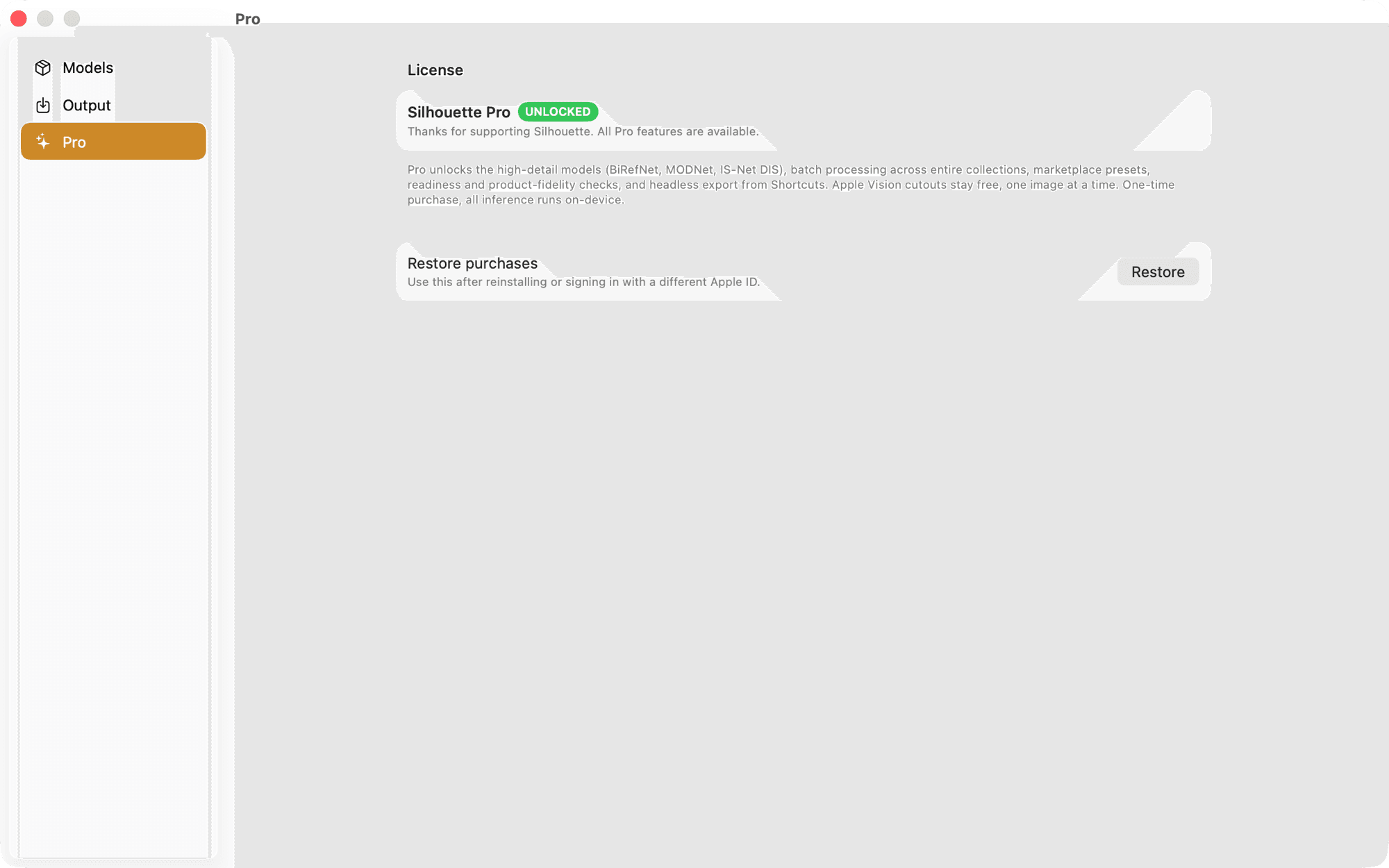 Pro · one-time unlock — Pay once. Yours forever. No subscription.